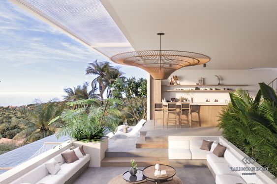 Image 5 from Villa sur plan de 2 chambres avec vue sur l'océan à vendre en bail à Nusa Penida Bali