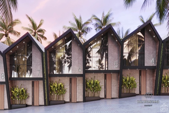 Image 15 from Maison de ville sur plan de 2 chambres à vendre en location à Bali Canggu Berawa