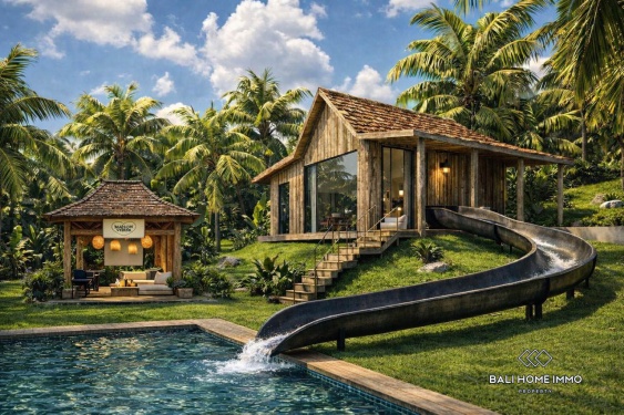 Villa de 2 chambres sur plan à vendre à Ubud