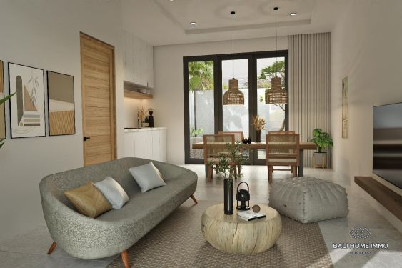 Image 2 from Hors plan Villa 2 chambres à coucher à vendre en leasing à Bali Canggu Côté résidentiel