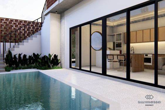 Image 2 from Villa sur plan de 2 chambres à vendre à bail à Bali Canggu côté résidentiel