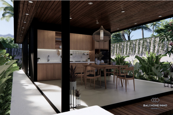 Image 3 from Villa 2 Kamar Off-plan Dijual Hak Sewa di Sisi Perumahan Canggu Bali