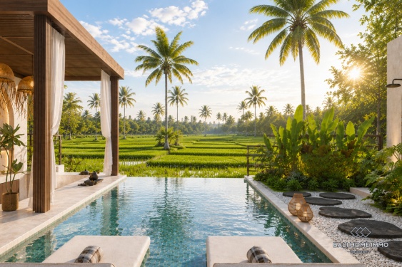 Villa de 2 chambres sur plan à vendre à Bali, dans le quartier résidentiel de Cemagi Seseh
