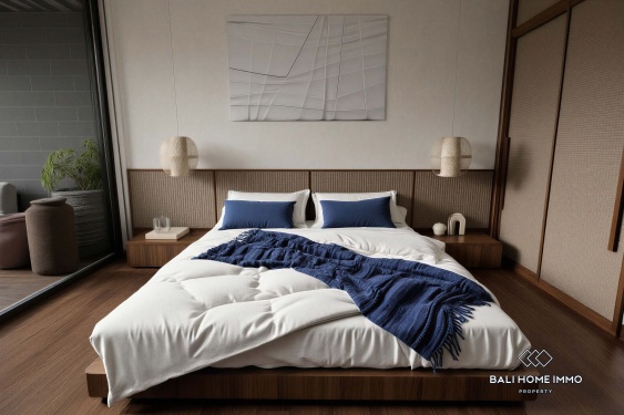 Image 9 from Villa 2 Kamar off-plan Dijual dengan Status Hak Sewa di Tepi Pantai Pererenan, Bali