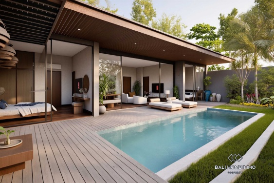 Image 1 from Villa 2 Kamar off-plan Dijual dengan Status Hak Sewa di Tepi Pantai Pererenan, Bali