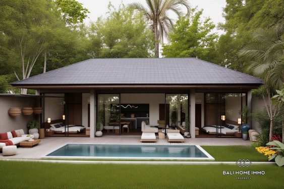 Image 12 from Villa 2 Kamar off-plan Dijual dengan Status Hak Sewa di Tepi Pantai Pererenan, Bali