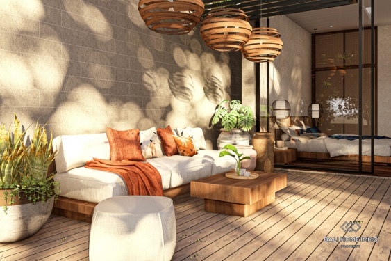 Image 3 from Villa 2 Kamar off-plan Dijual dengan Status Hak Sewa di Tepi Pantai Pererenan, Bali