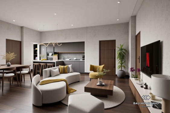 Image 3 from Villa 2 Kamar off-plan Dijual dengan Status Hak Sewa di Tepi Pantai Pererenan, Bali