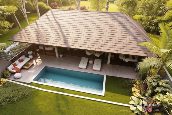 Image 13 from Villa 2 Kamar off-plan Dijual dengan Status Hak Sewa di Tepi Pantai Pererenan, Bali