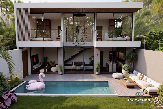 Image 12 from Villa 2 Kamar off-plan Dijual dengan Status Hak Sewa di Tepi Pantai Pererenan, Bali