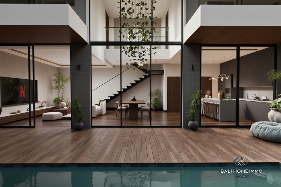 Image 2 from Villa 2 Kamar off-plan Dijual dengan Status Hak Sewa di Tepi Pantai Pererenan, Bali