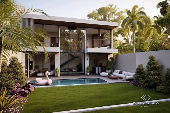 Image 13 from Villa 2 Kamar off-plan Dijual dengan Status Hak Sewa di Tepi Pantai Pererenan, Bali