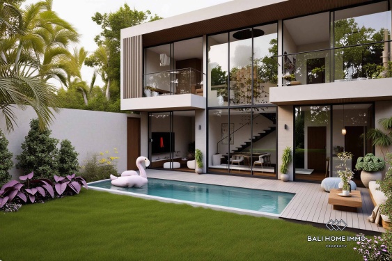 Image 1 from Villa 2 Kamar off-plan Dijual dengan Status Hak Sewa di Tepi Pantai Pererenan, Bali