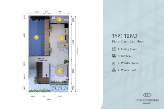 Image 5 from Off Plan 2 bedroom villa for sale leasehold in Bali Pererenan