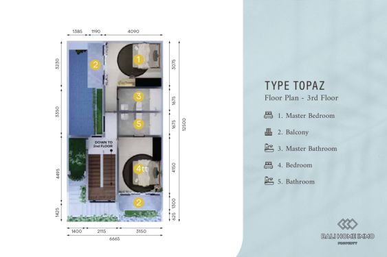 Image 6 from Off Plan 2 bedroom villa for sale leasehold in Bali Pererenan