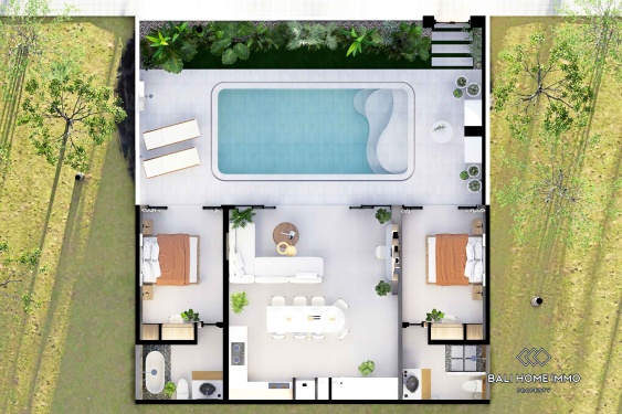 Image 13 from Off-plan 2 bedroom villa for sale leasehold in Kerobokan