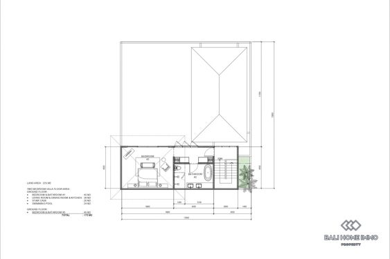 Image 14 from Villa sur plan de 2 chambres à vendre à louer au cœur de Petitenget Bali