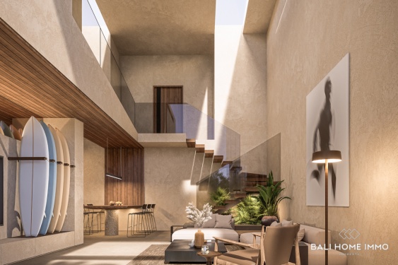 Image 3 from Villa de 2 chambres sur plan avec vue sur la jungle, à vendre en bail emphytéotique près de Bingin.