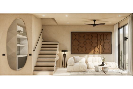 Image 3 from OFF PLAN 2 BEDROOM VILLA WITH OCEAN VIEW FOR SALE LEASEHOLD IN BINGIN