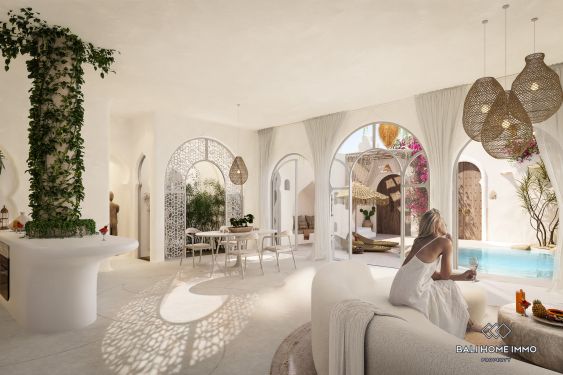 Image 2 from Villa sur plan de 2 chambres avec un design unique à vendre en bail près de la plage de Seseh à Bali