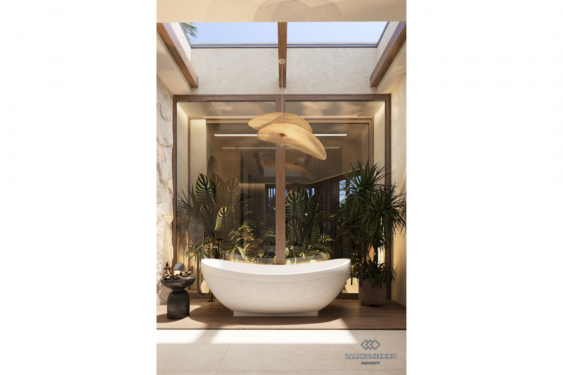 Image 15 from Villa sur plan de 2 chambres avec toit à vendre en bail à Bali Umalas