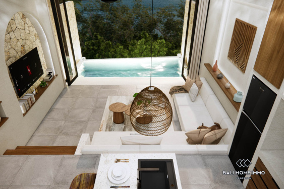 Image 4 from VILLA OFF PLAN 2 KAMAR TIDUR DENGAN PEMANDANGAN LAUT DIJUAL DI ULUWATU UNGASAN