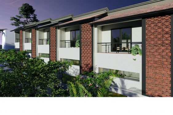 Image 10 from Maison de ville de 2 chambres sur plan à vendre à Canggu Padonan