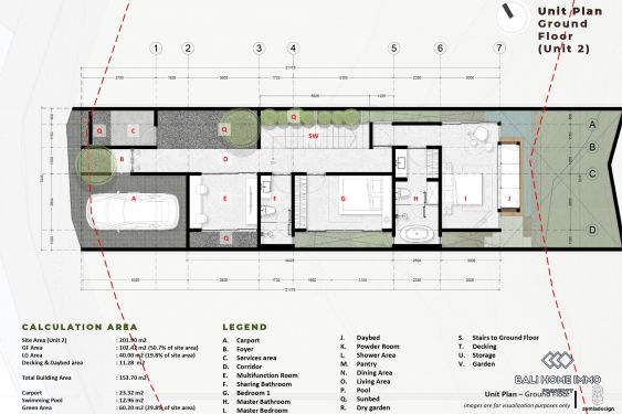 Image 20 from Villa Off-Plan 3 Kamar dijual hak sewa di Bali Canggu Berawa