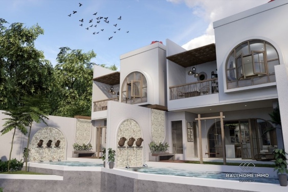 Image 1 from Villa 2 kamar off-plan dijual dengan status hak sewa di Pererenan, Bali.