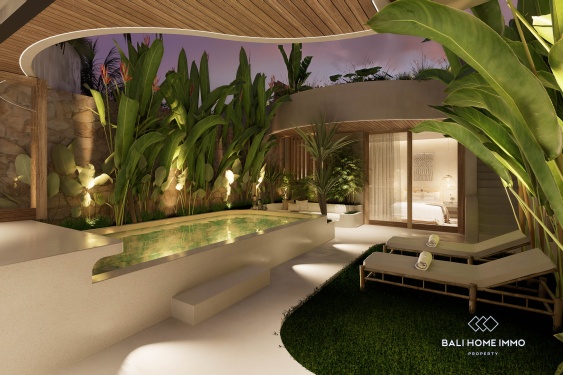 Image 3 from VILLA 2 KAMAR OFF PLAN BERPEMANDANGAN SAWAH DIJUAL DI ULUWATU DEKAT PANTAI ALILA