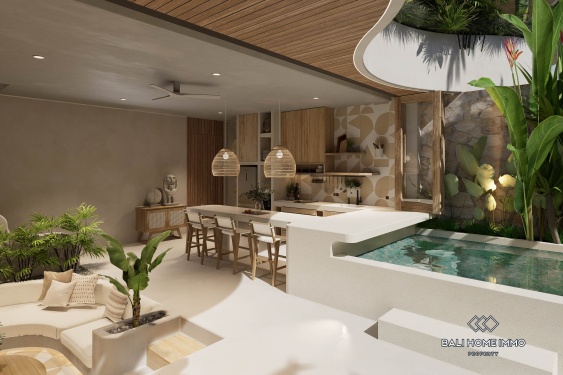 Image 5 from VILLA 2 KAMAR OFF PLAN BERPEMANDANGAN SAWAH DIJUAL DI ULUWATU DEKAT PANTAI ALILA