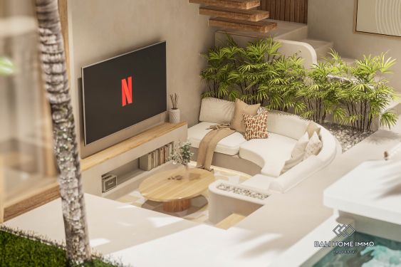 Image 4 from VILLA SUR PLAN DE 2 CHAMBRES AVEC VUE OCÉAN À VENDRE À ULUWATU PRÈS DE LA PLAGE D'ALILA