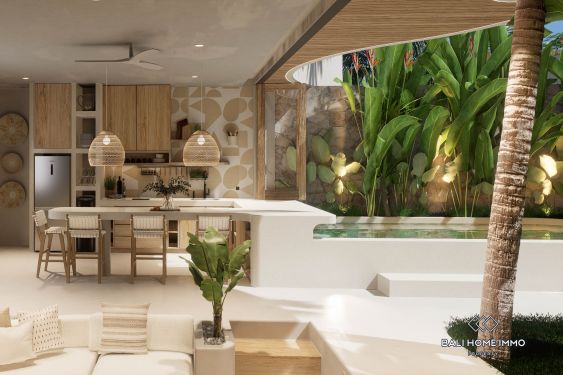 Image 6 from VILLA SUR PLAN DE 2 CHAMBRES AVEC VUE OCÉAN À VENDRE À ULUWATU PRÈS DE LA PLAGE D'ALILA