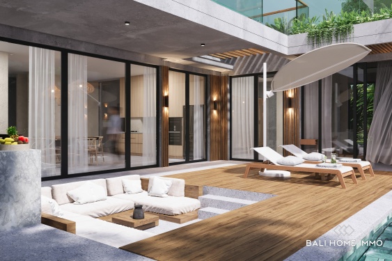 Image 4 from Villa de 3 chambres avec vue sur l'océan, sur plan, à vendre près de l'aéroport GWK de Melasti