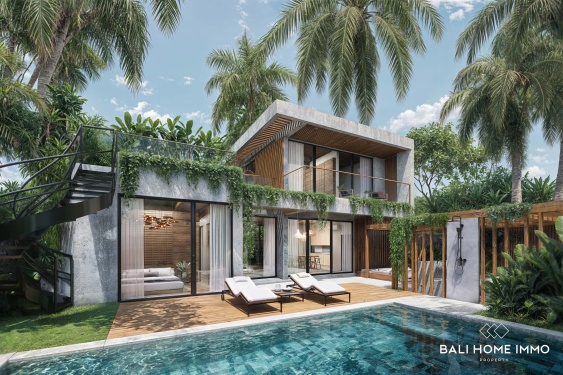 Image 2 from Villa de 3 chambres avec vue sur l'océan, sur plan, à vendre près de l'aéroport GWK de Melasti