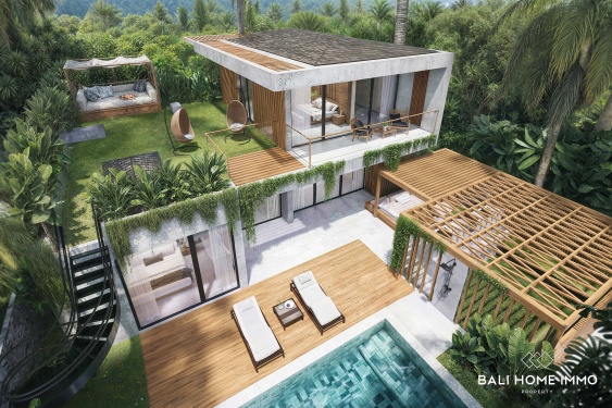 Image 3 from Villa de 3 chambres avec vue sur l'océan, sur plan, à vendre près de l'aéroport GWK de Melasti