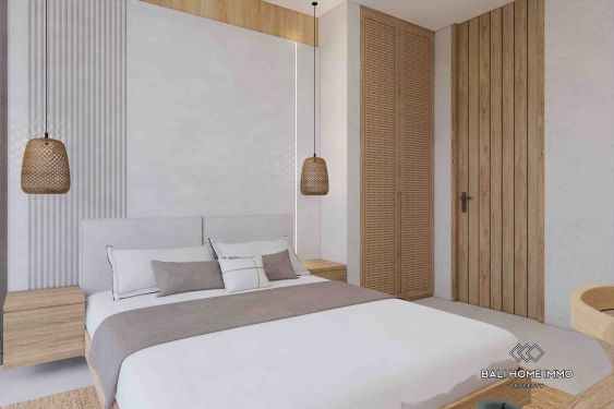 Image 2 from Maison de ville minimaliste sur plan de 3 chambres à vendre à Buduk Bali