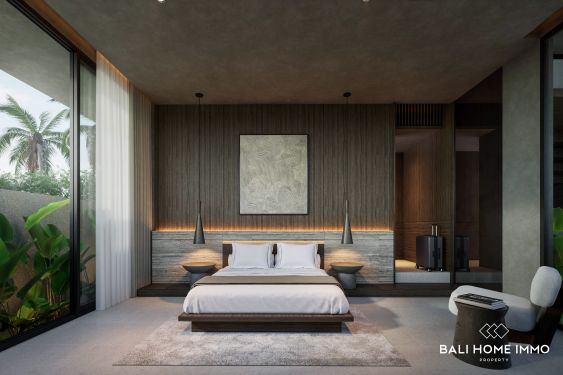 Image 8 from VILLA DE LUXE MODERNE DE 3 CHAMBRES SUR PLAN AVEC VUE SUR L'OCÉAN À VENDRE EN LOCATION À ULUWATU