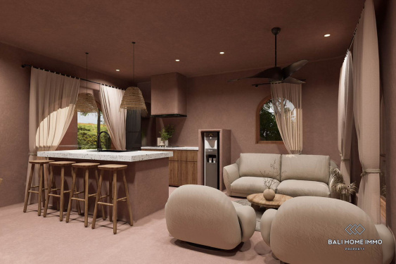 Image 4 from Villa moderne de 3 chambres en phase de construction, à vendre en droit de bail à Lombok