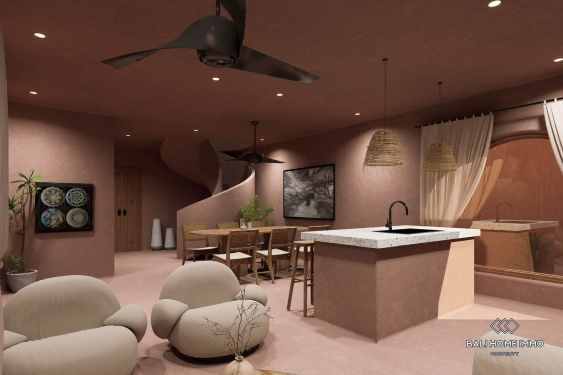 Image 5 from Villa moderne de 3 chambres en phase de construction, à vendre en droit de bail à Lombok