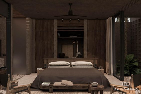 Image 11 from Villa moderne de 3 chambres sur plan à vendre en location à Pererenan Beachside