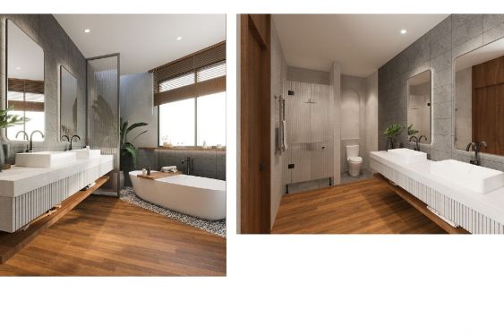 Image 13 from Vila Modern 3 Kamar dengan Rooftop dijual Off Plan di Berawa Canggu