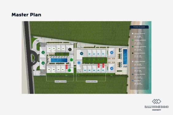 Image 13 from Hors Plan 3 Chambre Vue sur l'Océan à Vendre en Location à Bali Benoa