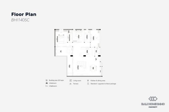 Image 9 from Hors Plan 3 Chambre Vue sur l'Océan à Vendre en Location à Bali Benoa