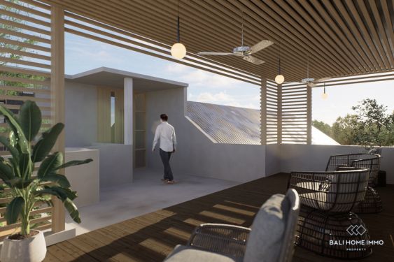 Image 11 from Vila baru 3 kamar berpemandangan sawah dijual di pantai cemagi Bali