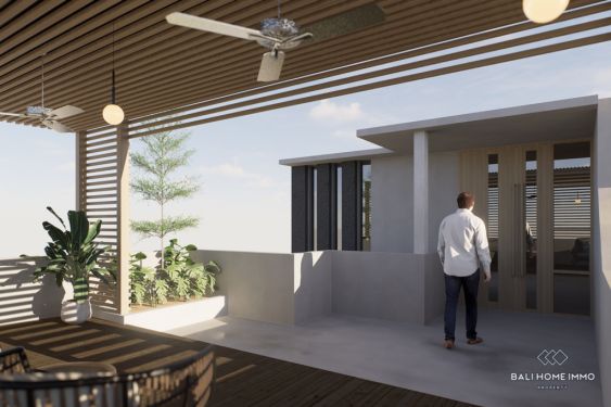 Image 12 from Vila baru 3 kamar berpemandangan sawah dijual di pantai cemagi Bali