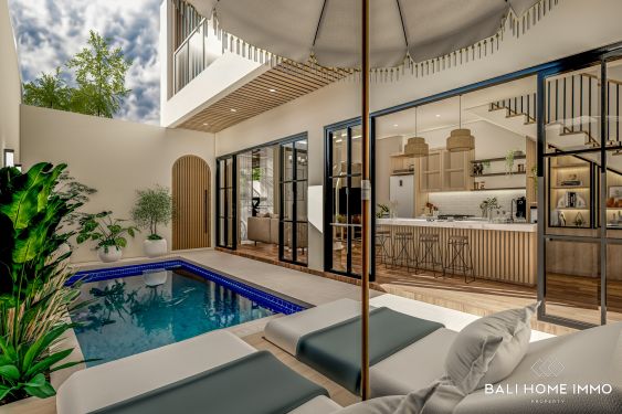 Image 1 from Villa sur plan de 3 chambres à vendre en pleine propriété à Bali Munggu Tanah Lot