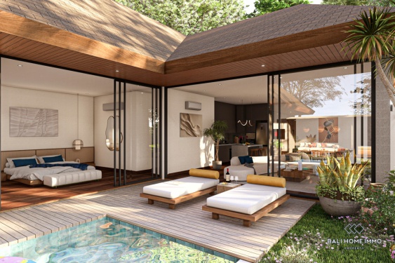 Image 3 from Villa 3 Kamar off-plan Dijual dengan Status Hak Sewa di Tepi Pantai Pererenan, Bali