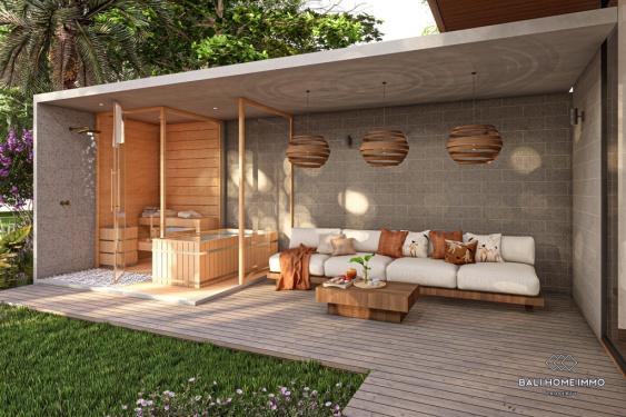 Image 2 from Villa 3 Kamar off-plan Dijual dengan Status Hak Sewa di Tepi Pantai Pererenan, Bali