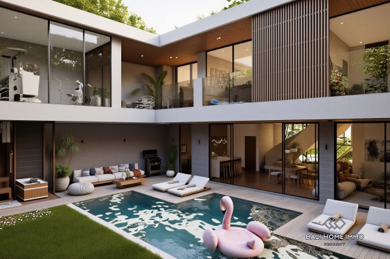 Image 1 from Villa 3 Kamar off-plan Dijual dengan Status Hak Sewa di Tepi Pantai Pererenan, Bali